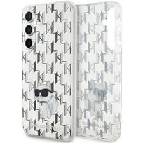 telefono deklas karl lagerfeld - Karl Lagerfeld "Hardcase Monogramm Choupette S23 FE S711" Transparent - 1 nuotrauka