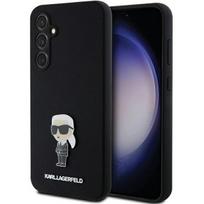 telefono deklas karl lagerfeld - Karl Lagerfeld "Silicone Ikonik Metal Pin Galaxy S23 FE" Black - 1 nuotrauka