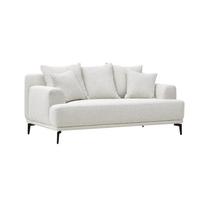 Sofa Home4you Magnolia, šviesiai smėlinė, 96 x 180 cm x 76 cm