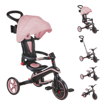 GLOBBER triratukas Explorer Trike 4in1,tamsiai pastelinis rožinis, 732-210