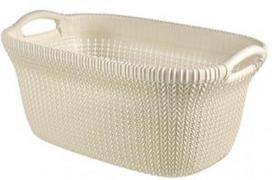 curver skalbiniu deze - Skalbinių dėžė Curver, 40 l, balta - 1 nuotrauka