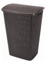 plastikines dezes senukai - Skalbinių dėžė Curver, 55 l, ruda - 1 nuotrauka