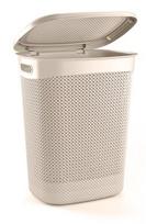 Skalbinių dėžė Ucsan Plastik Drop, 52 l, smėlio/smėlio ruda