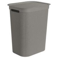 mokivezi - Skalbinių dėžė Rotho 1023507422, 50 l, smėlio ruda - 1 nuotrauka