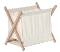 Skalbinių dėžė OTE OTE-LOUNDRY BAG-S-BEIGE, 15 l, balta
