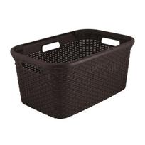 curver skalbiniu deze - Skalbinių dėžė Curver 187493, 45 l, ruda - 2 nuotrauka