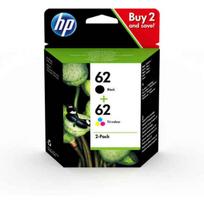 kasetes hp 62 - HP 62 2-pack Black/ Tri-color - 3 nuotrauka