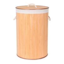 Bambukinis apvalus skalbinių krepšys Compactor Round