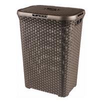 Rudas skalbinių krepšys Curver Hamper, 40 l