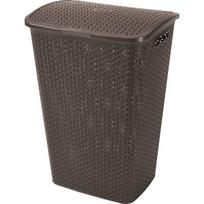 plastikines dezes senukai - Skalbinių dėžė Curver, 55 l, ruda - 2 nuotrauka