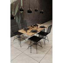 Valgomojo stalas su kėdėmis Hanah Home Nmsymk001