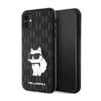 telefono deklas karl lagerfeld - OEM "Saffiano Monogram Choupette iPhone 11/ Xr" Black - 2 nuotrauka