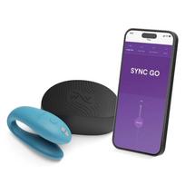 we vibe - Vibratorius poroms We-Vibe Sync Go, mėlynas - 3 nuotrauka