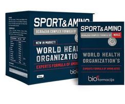 sport amino w.h.o milteliai - SPORT & AMINO W.H.O milteliai, 14 pakelių - 2 nuotrauka