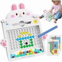 zaislai triusis - Woopie magnetinė lenta vaikams Montessori Magpad Triušis - 3 nuotrauka