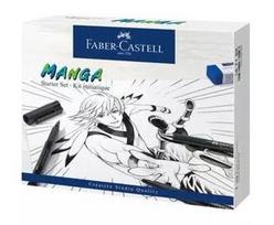 menininko rinkinys - Spalvinimo rinkinys Faber Castell Manga Starter Set, vienpusiai, 8 vnt. - 2 nuotrauka