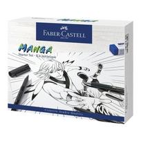menininko rinkinys - Spalvinimo rinkinys Faber Castell Manga Starter Set, vienpusiai, 8 vnt. - 3 nuotrauka