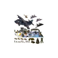 rc lektuvas - Nuotoliniu būdu valdomas naikintuvas vaikams Lean Toys - 1 nuotrauka