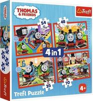 thomas traukinukas - Trefl Awesome Thomas 34619, 20.5 cm x 28.5 cm - 1 nuotrauka
