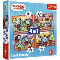 thomas traukinukas - Trefl Awesome Thomas 34619, 20.5 cm x 28.5 cm - 2 nuotrauka