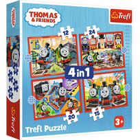 thomas traukinukas - Trefl Awesome Thomas 34619, 20.5 cm x 28.5 cm - 3 nuotrauka
