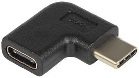 USB adapteris USB-C lizdas-USB-C kištukas, kampuotas