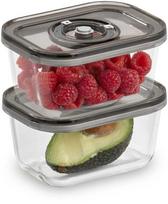 stikliniai indeliai - Caso VacuBoxx Eco-Duo S Glass vacuum containers with plastic lid, 0.5 L, 2 pcs - 3 nuotrauka