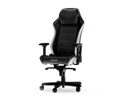 zaidimu kede xl - DXRacer MASTER XL Black & White Microfiber Leather - 4 nuotrauka