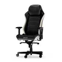 zaidimu kede xl - DXRacer MASTER XL Black & White Microfiber Leather - 5 nuotrauka