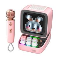 mini mikrofonas - Divoom Ditoo Mic Rožinė - BT garsiakalbis su karaoke mikrofonu - 3 nuotrauka