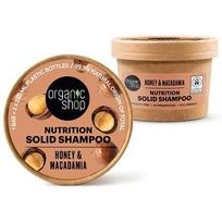 macadamia sampunas - Kietasis šampūnas ORGANIC SHOP Nutrition Hohey Macadamia, 60 g - 1 nuotrauka