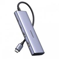 usb c ilgintuvas - Ugreen CM473 USB-C to2x USB-A, 2x USB-C - 1 nuotrauka