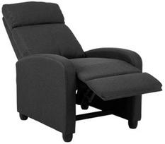 kreslas recliner - Atlošiamas krėslas Siom Malmo, juodas, 87 cm x 67 cm x 100.5 cm - 1 nuotrauka