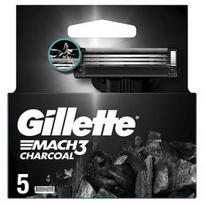 peiliukai mach3 -  Gillette Mach3 Charcoal, 5 vnt - 1 nuotrauka