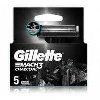 peiliukai mach3 -  Gillette Mach3 Charcoal, 5 vnt - 4 nuotrauka