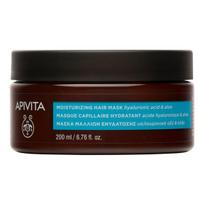 plauku pienelis - Apivita drėkinamoji plaukų kaukė, 200 ml - 2 nuotrauka