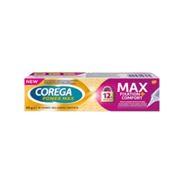 dantu protezu kremas corega - Corega Power Max Fixation + Comfort kremas protezams neutralaus skonio 40g - 2 nuotrauka