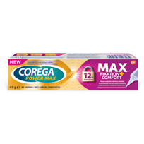 dantu protezu kremas corega - Corega Power Max Fixation + Comfort kremas protezams neutralaus skonio 40g - 5 nuotrauka
