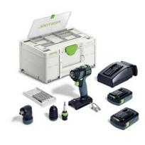 festool suktuvas - Festool TXS 18 C 3,0-Set 18 V; 2x3,0 Ah akum. - 1 nuotrauka