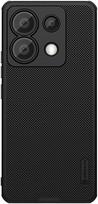 poco x6 pro - Dėklas Nillkin Super Frosted PRO Back Cover for Xiaomi Redmi Note 13 Pro 5G/Poco X6 5G Juodas - 2 nuotrauka