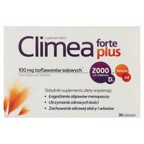 Climea Forte Plus maisto papildas, raminantis menopauzės simptomus 30 tablečių