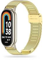 xiaomi smart band dirzelis - Tech-Protect watch strap MilaneseBand Xiaomi Smart Band 8, gold - 1 nuotrauka