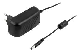 adapteris 12v 5.5 2.1 -  DELTACO 100-240 V AC 50/60 Hz iki 12 V DC, 2 A, 1.5 m, juodas / PS12 - 3 nuotrauka