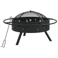 zarsteklis - Laužavietė su žarstekliu, 70cm, plienas, XXL - 2 nuotrauka