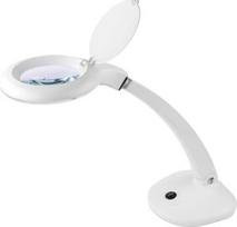 stalines lempos staliukas - Lempa su padidinamuoju stiklu Rebel NAR0298-2, LED, pastatomas, 6W - 1 nuotrauka
