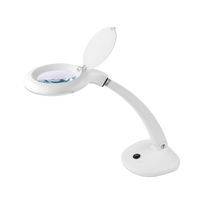 stalines lempos staliukas - Lempa su padidinamuoju stiklu Rebel NAR0298-2, LED, pastatomas, 6W - 2 nuotrauka