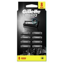 peiliukai mach3 -  Gillette Mach3 Charcoal, 5 vnt - 6 nuotrauka
