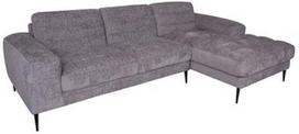 Kampinė sofa Home4you Kristy, pilka, dešininė, 267 x 160 cm x 80 cm