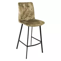 kede - Baro kėdė Home4you Afton 10423, matinė, ruda, 44 cm x 53 cm x 122 cm - 2 nuotrauka