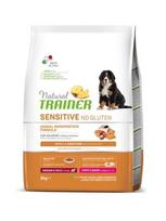 natural trainer sensitive m - Natural Trainer Sensitive No Gluten Salmon, lašiša, 3 kg - 1 nuotrauka